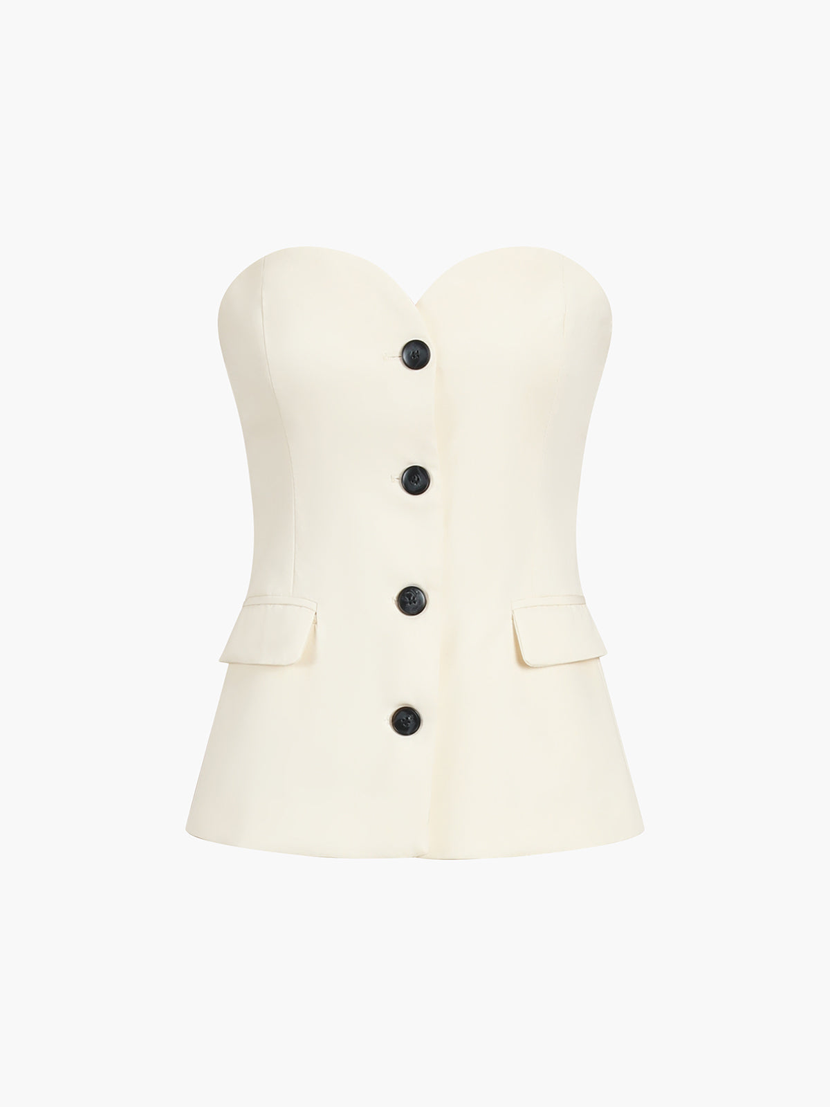 Ensemble bustier à boutons