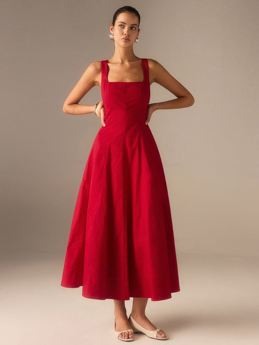 Robe corsetée longue