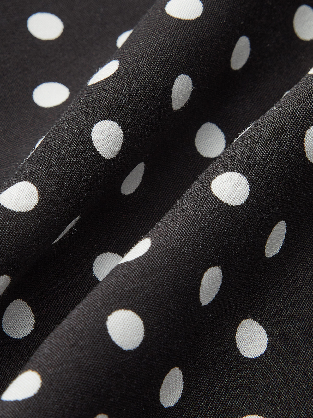 Robe midi à pois