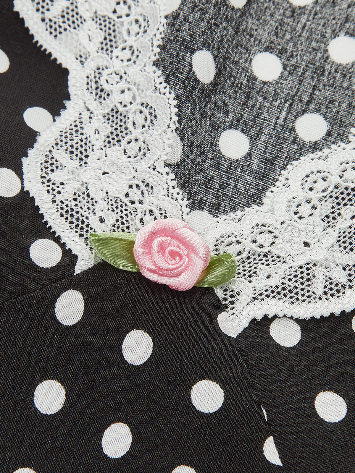 Robe midi à pois