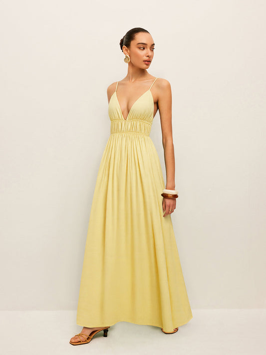 Robe longue fluide