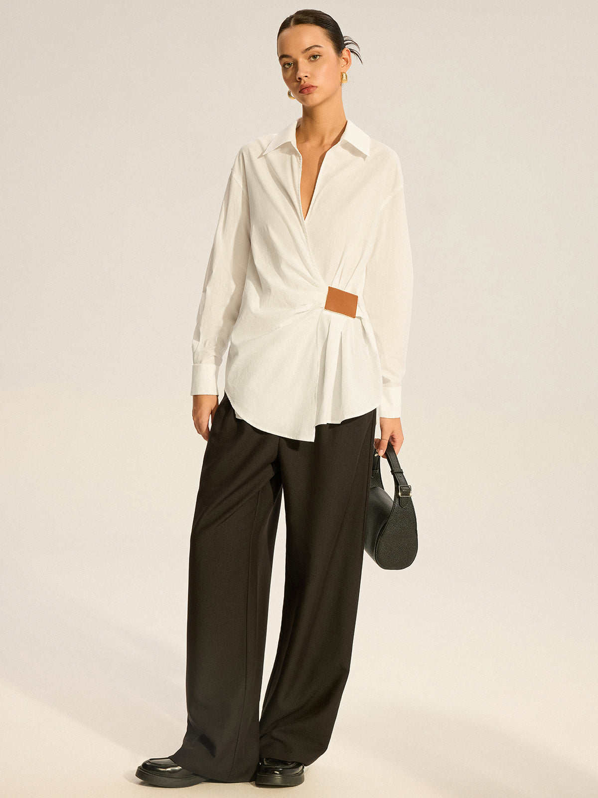 Chemise élégante à détail moderne