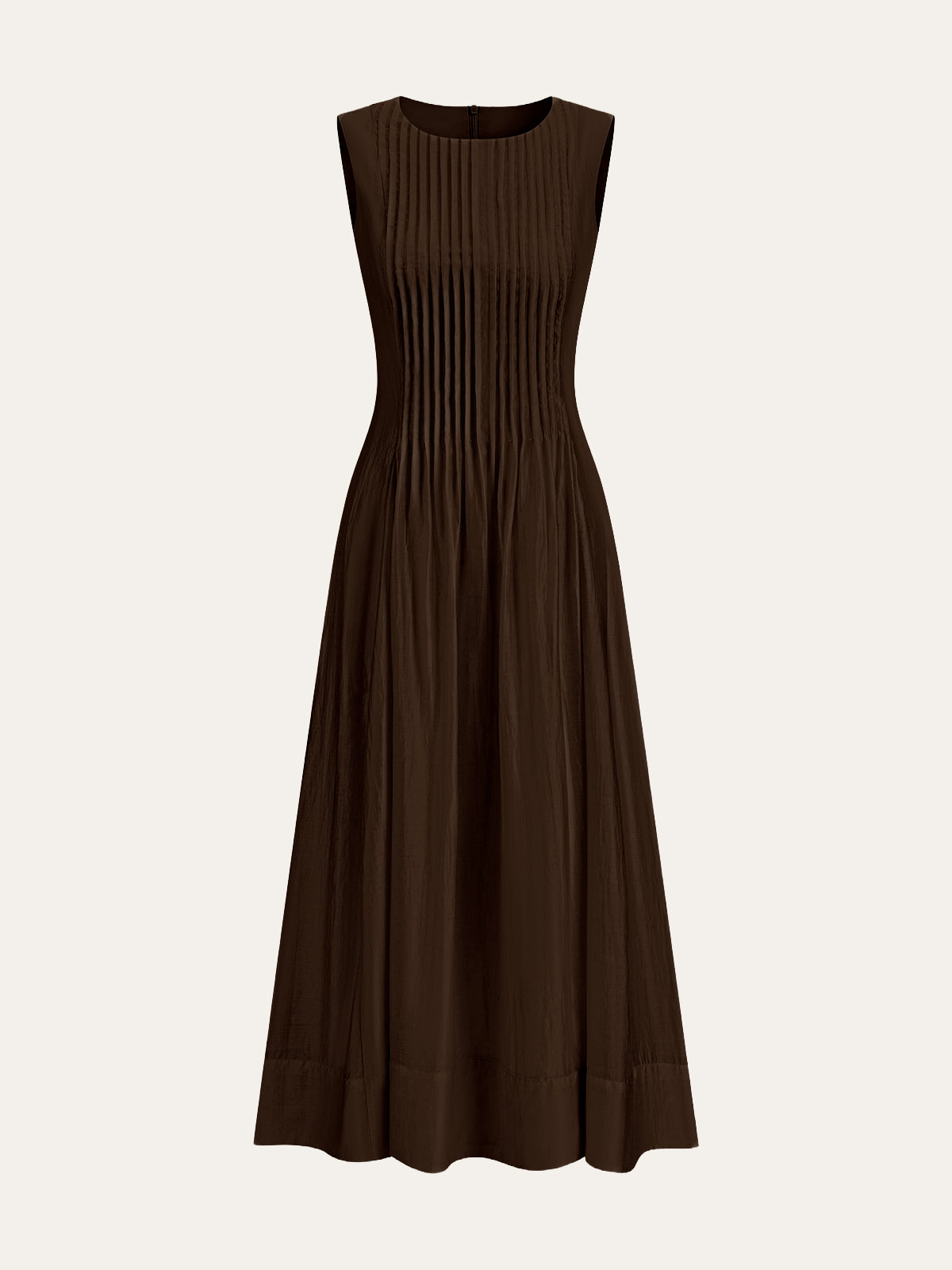 Robe midi plissée