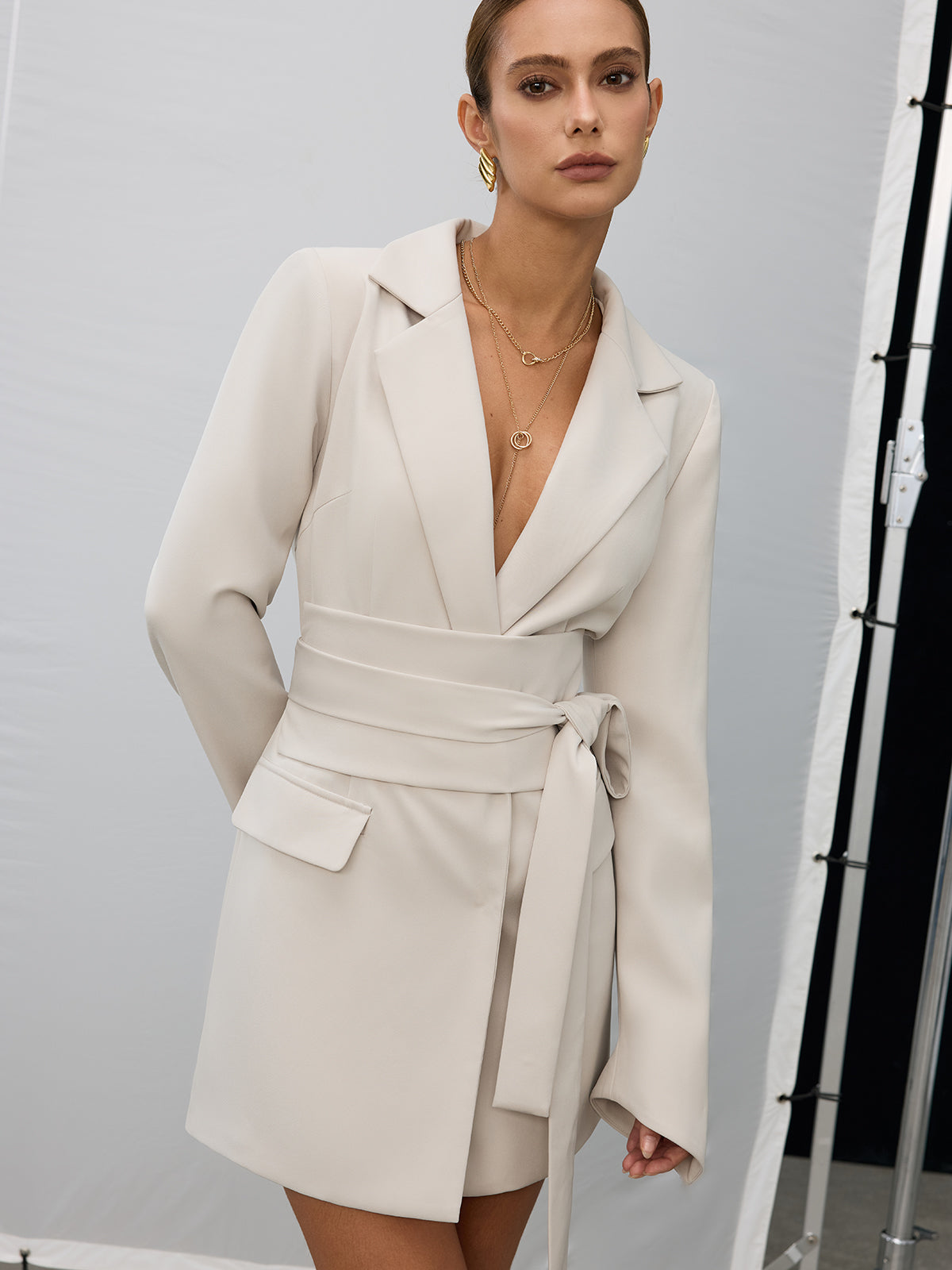 Tailleur-blazer mini ultra-chic