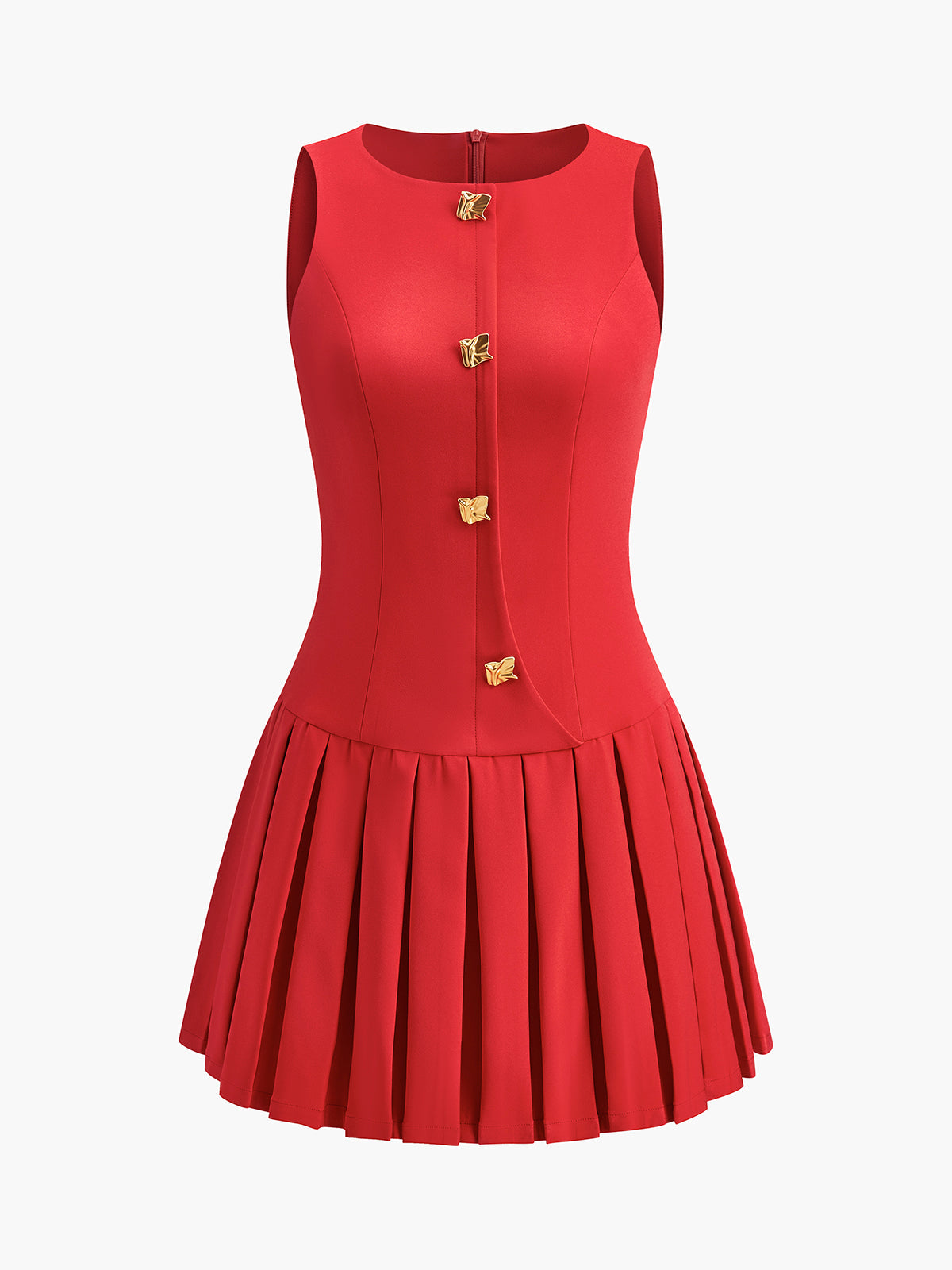 Robe patineuse sans manches