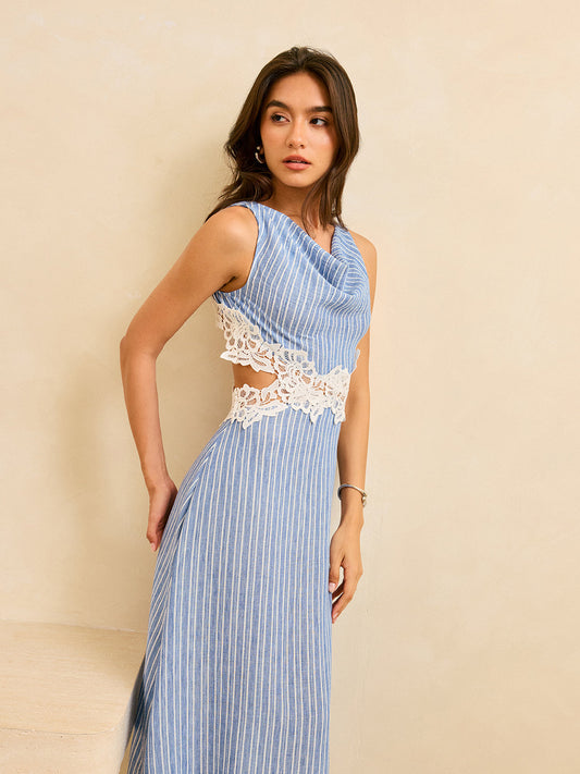 Robe midi dos nu