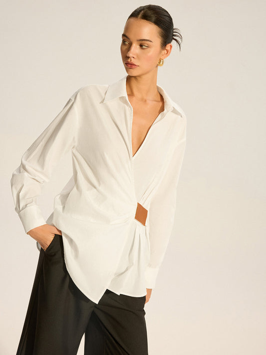 Chemise élégante à détail moderne